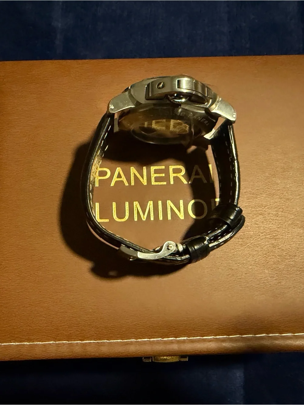 Panerai Luminor Gold Box with Gold Logo